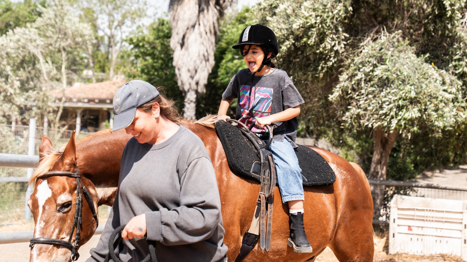 Joyful children at Aviv Farm — Strong Heart Initiative Yes Day program for war-affected children